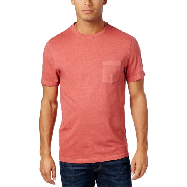 Club Room T-Shirt Basique Chiné pour Hommes Grande Taille, Rouge, Grande Taille, XLT
