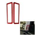thumbnail image 1 of Real Bright Soft Car Interior Carbon Fiber Sticker DecorationRed Carbon Fiber A-pillar Air Vent Outlet Cover For Infiniti Q50 Q60Auto Car Protection Interior Accessories, 1 of 8