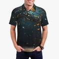 thumbnail image 1 of Fotbe Magical Library Butterfly Night Camiseta Polo de Golf para Hombre con Estampado – Camisa Deportiva Transpirable con Cuello Abotonado-3X-Large, 1 of 6
