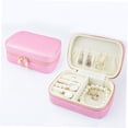 thumbnail image 4 of unbranded Organizador Portátil Para Joyería De Viaje Rosa Con De Cremallera Para Almacenamiento Seguro, 4 of 8