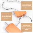 thumbnail image 5 of Lzvxtym 2Pcs Tank Top Hangers Foldable Bra Hangers with 24 Hooks Wooden Bra Organizer Space Saving Lingerie Hangers Detachable Camisole Hanger, 5 of 7