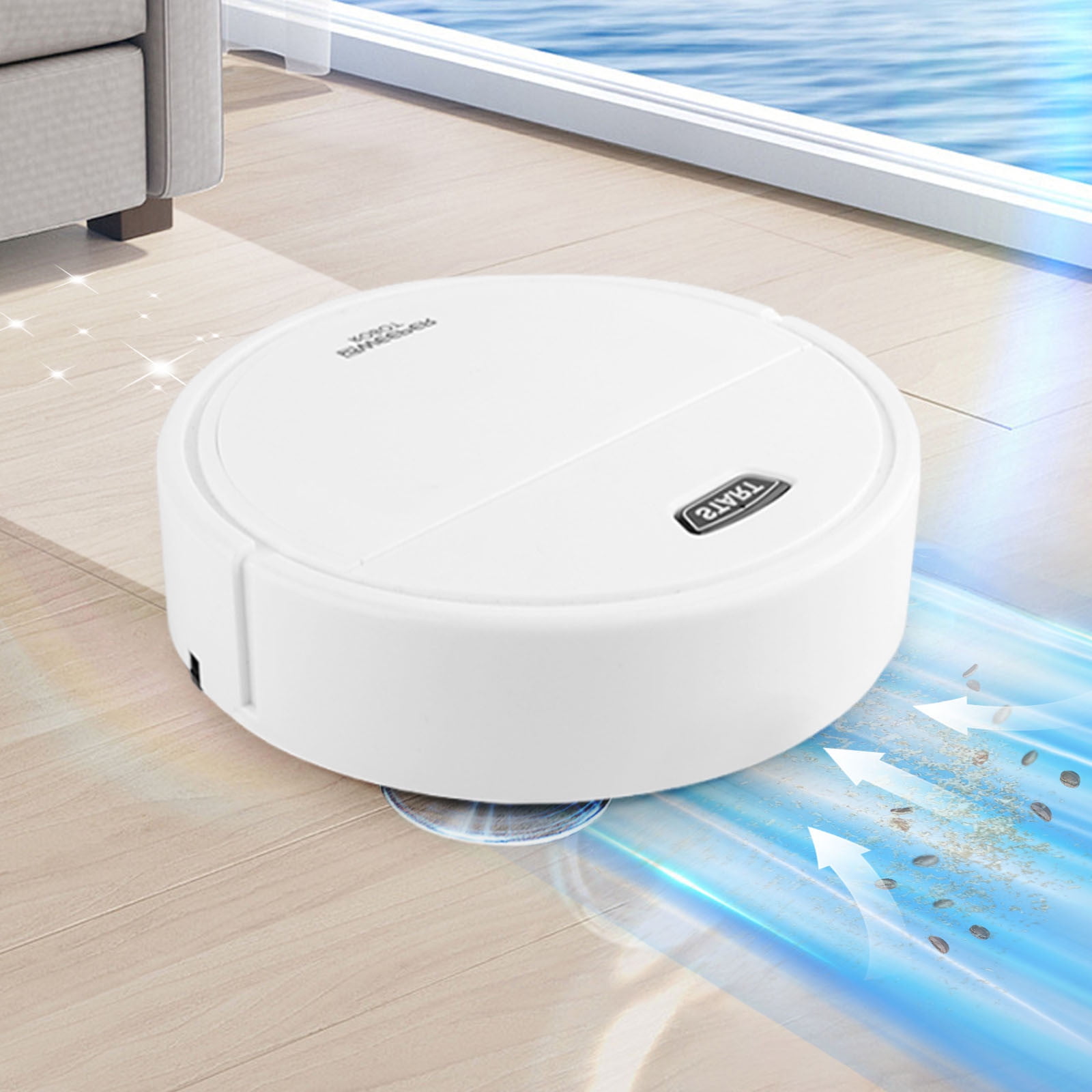 Byujiro Compact Robot Vacuum Lazy-Friendly Climbable, Small Household Cleaner Home Appliances