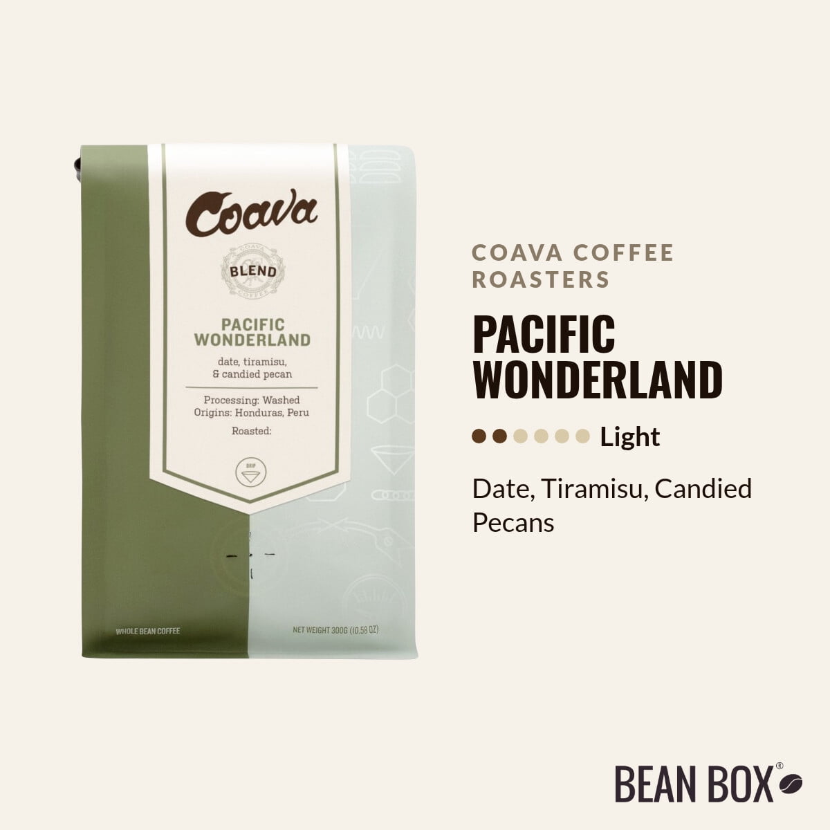Pacific Wonderland - Roasted by Coava Coffee Roasters - Whole Bean Coffee - 12oz Bag