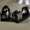 thumbnail image 2 of XMark 25 lb. Adjustable Dumbbells (Pair), 2 of 3