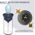 thumbnail image 5 of Botella de aceite con cepillo de silicona Cepillo de cocina graduado 2 en 1 Cepillo de cocina flexible con cerdas de silicona para cocinar a la parrilla sin BPA Apto para lavavajillas 180 ml (azul), 5 of 5