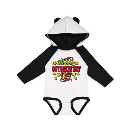 

Inktastic Happy Oktober Fest with Leaves Gift Baby Boy or Baby Girl Long Sleeve Bodysuit