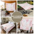 thumbnail image 6 of Pink Grey Coral Coastal Large Tapestry for Bedroom Wall Hanging Tapestry,Summer Beach Seaside Nautical Ceiling Backdrop Tapestries Poster Blanket Wall Decor for Teens Room Living Room Dorm 86" x 104", 6 of 8