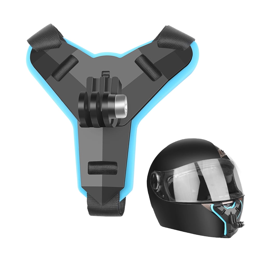 Full Face Helmet Chin Mount Holder Motorcycle Helmet Chin Fixing Bracket Helmet Belt for Helmet Chin Stand Sport Camera Accessories