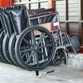 thumbnail image 3 of TABLZONE 1Pair Plated Silver Hand Brake Replacement for Wheelchair with Side Mount Design and Antislip Safety Feature, 3 of 5