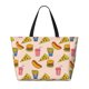 thumbnail image 2 of Fotbe Hamburger Pizza Coke Bolsa de Viaje para Playa - Resistente al Agua, Bolsa Tote de Gran Capacidad y Ligera con 7 Bolsillos para Mujeres y Hombres, 2 of 7