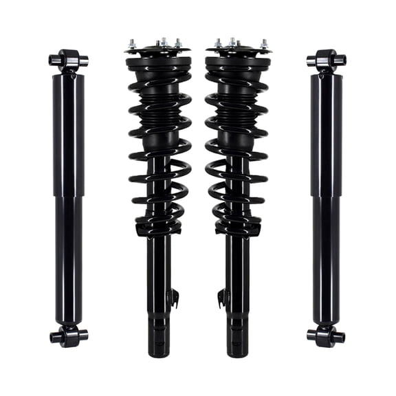 Set of 4 Front Quick Complete Strut-Coil Spring-Rear Shock For 2006-2009 Ford Fusion L4 2.3L FWD