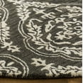 thumbnail image 2 of SAFAVIEH Blossom Frieda Damask Floral Wool Area Rug, Charcoal/Ivory, 5' x 8', 2 of 4