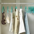 thumbnail image 5 of VECELO 20-Pack Velvet Clothes Hangers, 16.5in Heavy-Duty Hangers with Adjustable Clips, Non-Slip, Space-Saving, Green, 5 of 8