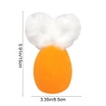 thumbnail image 3 of Easter Plush Bunny Ear Egg Decor Ornament for Home and Party Tabletop Decoration, 3 of 7