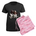 thumbnail image 5 of CafePress - Basset Hounds Women's Dark Pajamas - Women's Short Sleeve Print T-Shirt and Pants Dark Cotton Pajama Set, 5 of 7