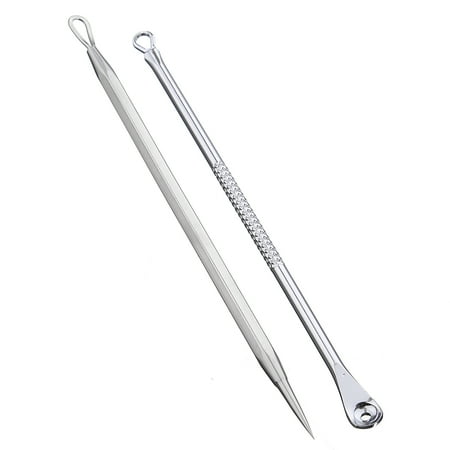 Blemish Extractor Tool LuckyFine Pro Stainless Steel Blackhead Pimple Blemish Face Acne Comedone Extractor Remover Tool Kit ()