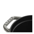 thumbnail image 4 of STAUB la Cocotte 1 L Couvercle Cochon Cocotte Ovale en Fonte, Gris Graphite, 4 of 6