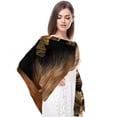 thumbnail image 4 of Squirrel Elegant Chiffon Yarn Silk Scarf for Women - Translucent and Breathable - 180*73 Size - Fashion Accessory for Summer and Spring, 4 of 6
