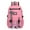 Pink, variant on DAKIMOE Fashion Teenage School Backpack Student Middle School bag Men and Women Anti-theft Laptop Backpack with USB Charging Port (Pink), One Size