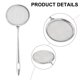 thumbnail image 4 of 1 PCS Stainless Steel Fine Mesh Oil Strainer Flour Strainer Hot Pot Colander Foam Scoop Skimmer Spoon Kitchen Tools, 4 of 11