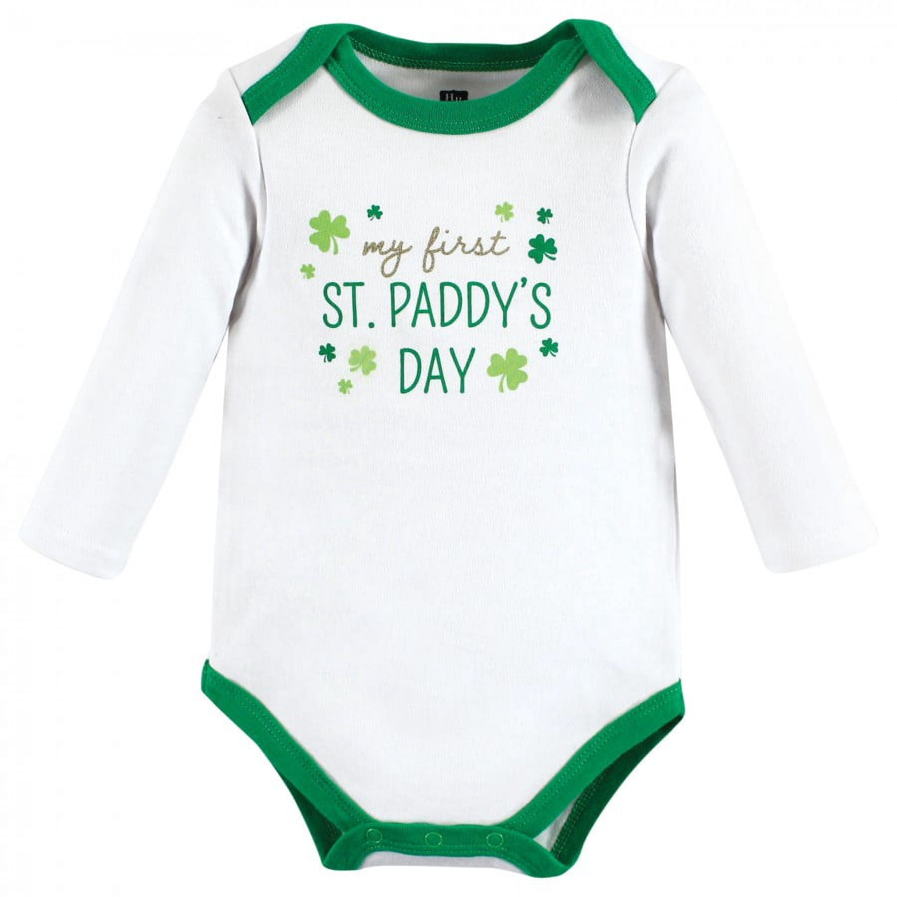 Hudson Baby Cotton Long-Sleeve Bodysuits, 3-Pack, Newborn- 24 Months