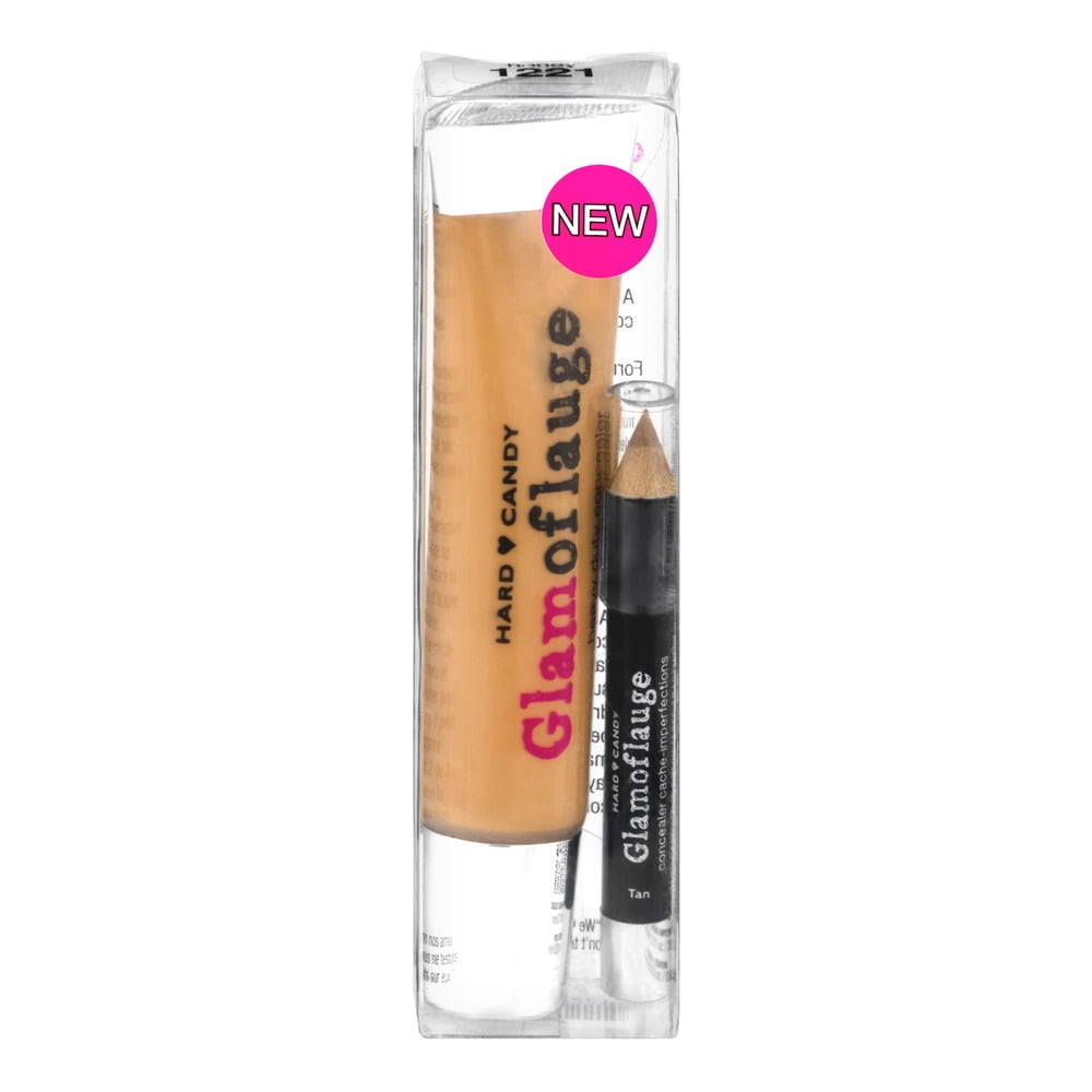 Hard Candy Glamoflauge Concealer with Concealer Pencil, 1221 Honey