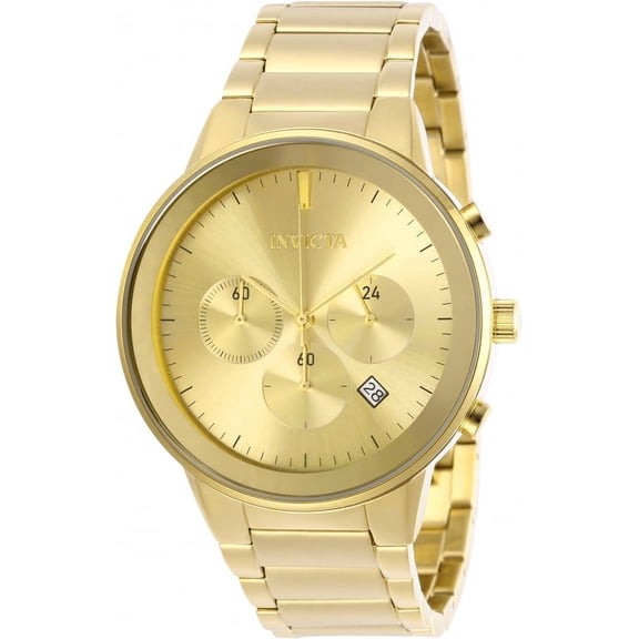 Invicta Specialty Chronograph Quartz Gold Dial Men's Watch 29481