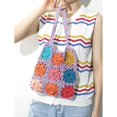 thumbnail image 2 of Bolsos de hombro de ganchillo para mujer, bolso de punto colorido para primavera, verano y otoño, 2 of 5