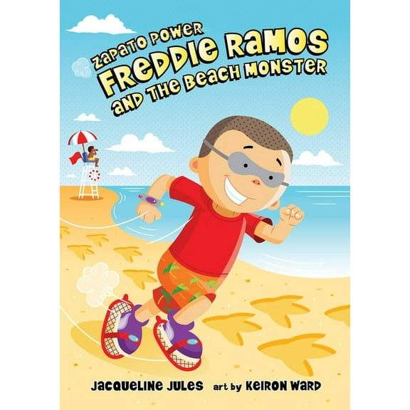 Zapato Power Freddie Ramos and the Beach Monster: Volume 13, (Paperback)
