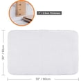 thumbnail image 3 of Lifewit 32" x20" Bathroom Rug Mat Plush Microfiber, Non-Slip, Water Absorbent, White, 3 of 6