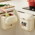 thumbnail image 5 of lanema 9L/12L Hanging Trash Bin with Lid Space Saving for Kitchen Countertop or Bathroom Wall Mount Trash Can, 5 of 20