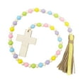 thumbnail image 5 of Baoblaze Easter Wood Bead Garland Home Decor Ornaments for Holiday Party Favors Table 99cm, 5 of 8
