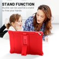 thumbnail image 4 of Dteck Screen Protector Case for Apple iPad 8th Generation 10.2" (2020),Shockproof Hybrid Rubber Protective Kickstand iPad 7th Gen 10.2-inch (2019) Cover with Soft PET Film,Red, 4 of 5