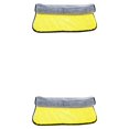 thumbnail image 3 of Redempat Car Drying Towel Water-Absorption Cleaning Cloth Stain Removal Auto Towels Gray Yellow 30*60cm 2Set, 3 of 6