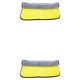 thumbnail image 4 of Scienceny Toalla de secado de coche, paño de limpieza multiusos de absorción de agua de alto rendimiento, toallas para el hogar, tienda, gris, Gris Amarillo 30*30cm 2piezas, 4 of 6