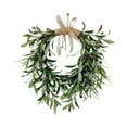 thumbnail image 2 of GUOOL Artificial Olive Wreath Fake Ornament Rustic Greenery Wreath Spring Plants Swag for Front Door Celebration Party Summer Decor 50cmx48cm, 2 of 9