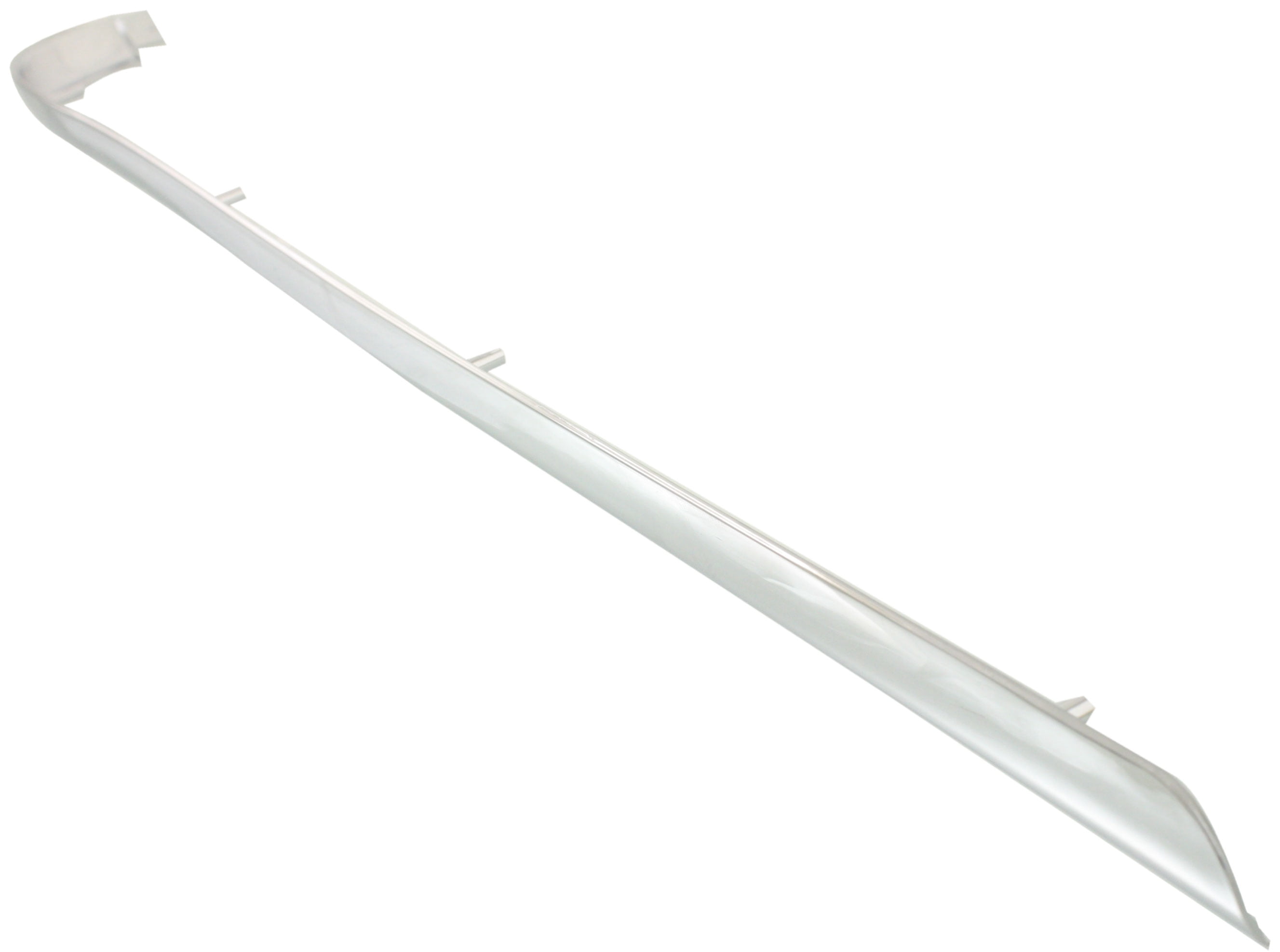 Bumper Trim Compatible With 1998-2002 Lincoln Town Car Rear, Left Driver Side, Outer Chrome