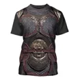 thumbnail image 1 of Mc Camiseta Unisex Con Estampado 3d Armadura Samurái, 1 of 5