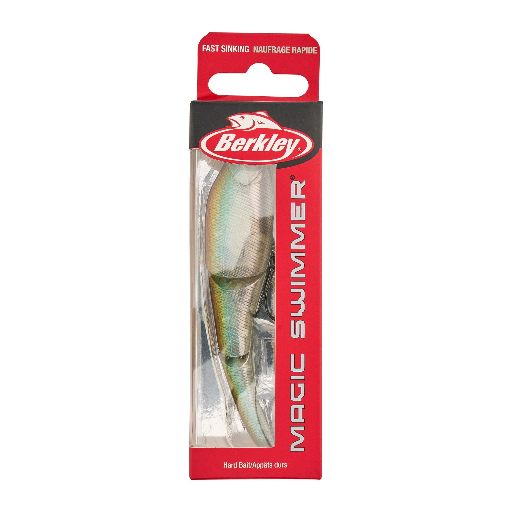 Berkley Magic Swimmer® Freshwater, 3.75 in, Swimbaits, Perfect Ghost (1 Count)