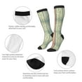 thumbnail image 6 of Haiem Hardwood Socks, Funny Novelty Crazy Design Cotton Socks Sports Socks Knee High Socks For Men, Women,1Pairs - Gift For Working Friends, 6 of 9
