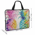 thumbnail image 2 of AWERP Pineapple Laptop Bag Diving Fabric Computer Protective Handle Case Soft Carrying Travel Case (Idea) 13inch, 2 of 5