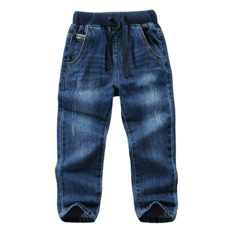 Boy's Skinny Fit Ripped Destroyed Distressed Fashion Kids Stretch