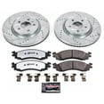 thumbnail image 3 of PowerStop Front Z36 Truck & Tow Carbon-Fiber Ceramic Brake Pad and Drilled and Slotted Rotor Kit Fits: FORD Select Models K5581-36, 3 of 9