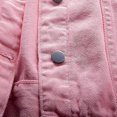 thumbnail image 4 of Women Spring And Autumn Coats Warm Solid Long Sleeve Denim Jacket Outerwear-DF, 4 of 4
