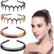 thumbnail image 1 of Pcs Plastic Tooth Hair Comb Headband, Comfort Wavy Toothed Hairband, Hard Headbands for Women Men Girls, 4 Styles, 1 of 5