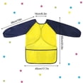thumbnail image 2 of 2 Pack Kids Art Smock, Toddler Smocks, Children Waterproof Artist Painting Aprons with Long Sleeve and 3 Pockets for Ages 3-5 Painting, Cooking, Eating, 2 of 6