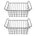 thumbnail image 1 of Contenedores organizadores apilables Grandes para Congelador, Cestas de Almacenamiento de Alambre de metal de 15,4x9,6x7,9 Pulgadas para refrigeradores, gabíetes, estantes, estantes, estantes,, 1 of 7