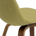 thumbnail image 4 of WyndenHall  Cacey Mid Century Modern Bentwood Counter Height Stool (Set of 2) - 20.7'' x 21.1'' x 36.6 Acid Green and Natural Natural Finish Wood,, 4 of 5