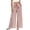 #03Pink, variant on Womens Summer Casual Striped Pants Loose Wide Leg Lounge Pants Elastic Waist Palazzo Trousers with Pockets