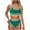 Army Green, variant on Sports Swimsuits Women 2 Piece High Waisted Neon Colorblock Cute Bikini Set Adjustable Strap Two Piece Bathing Suits (XL, Red)